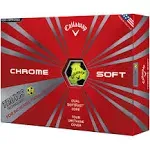 Callaway Chrome Soft Golf Balls, Prior Generation, (One Dozen)