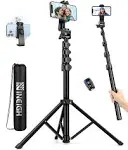 Selfie Stick Tripod, 62&#034; For Phone App Control Remote Aluminum Adjustable 