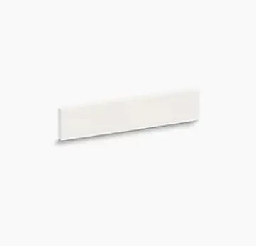 Kohler 4" x 17.25" Quartz Side Splash, Pure White