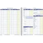 Adams Bookkeeping Record Book, Weekly Format, 8.5 x 11 Inches, White (AFR70)