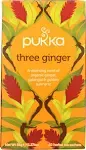 Pukka Herbal Tea Organic Three Ginger