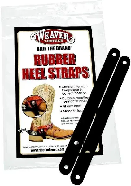 HEEL STRAPS  W/RUBBER