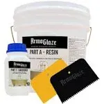 Armoglaze USA-Made Bathtub Refinishing Kit - Easy Pour-On Application Odorless White Epoxy-Coating - 2.7 kg