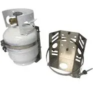 Overland Camping 4x4 5 LB Propane Tank Mount w/ Quick Release T-Bolt Clamp