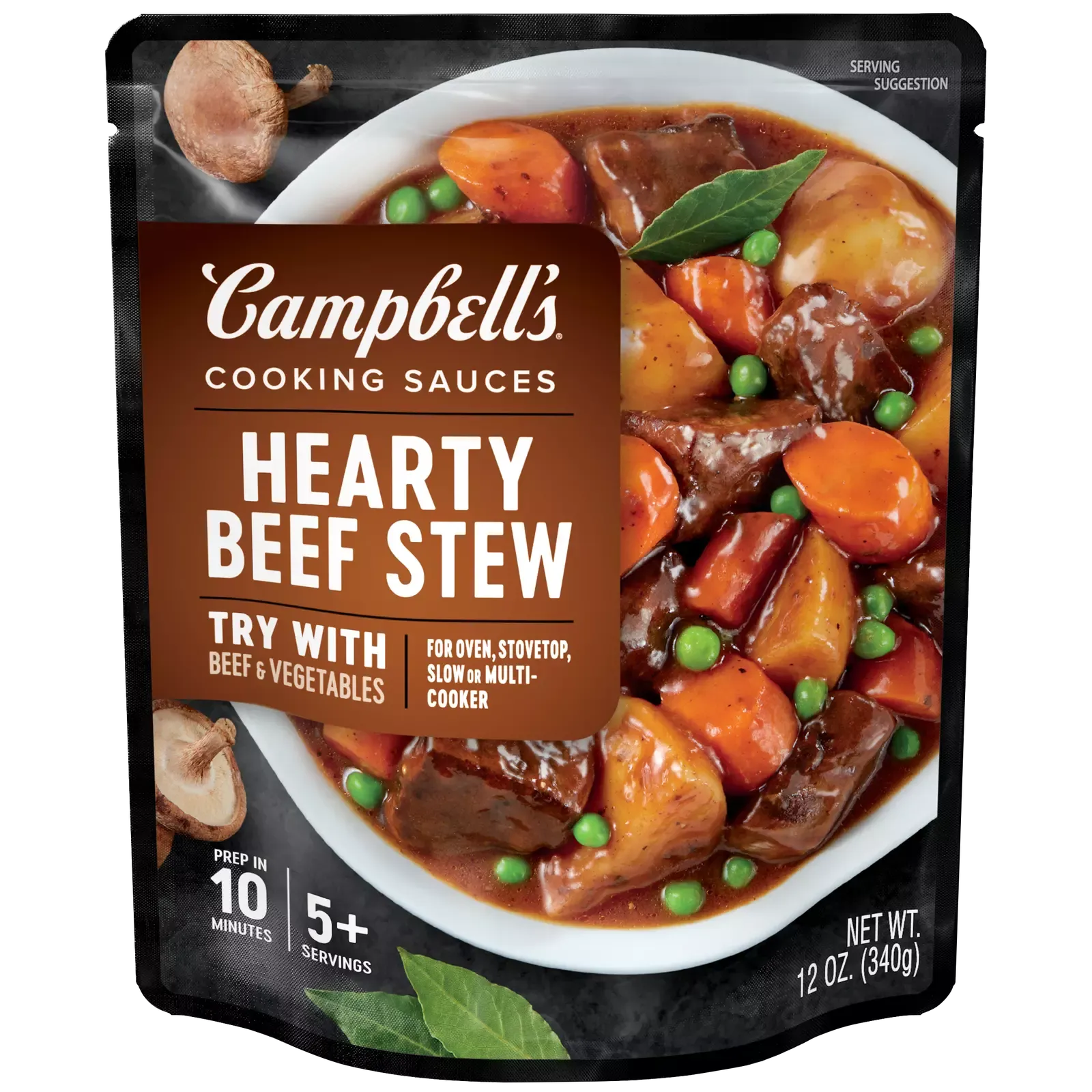 Campbells Sauce Beef Stew Slow Cook 12 Oz (Pack Of 6)