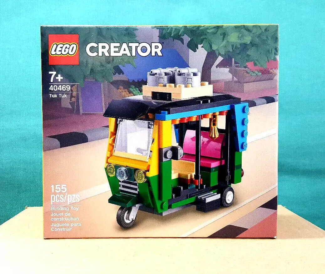 LEGO Creator Tuk Tuk 40469 Colorful Designs &amp; Southeast Asian Chinese Style