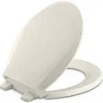 Kohler Cachet K-7316-96 Biscuit Quick-Release Round-Front Toilet Seat