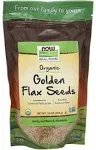 Now Foods Golden Flax Seeds Organic 16 oz