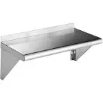 ROCKPOINT NSF Stainless Steel Shelf 12 x 24 Inches, 230 lb, Commercial Wall with