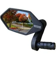 New Bar End Bike Mirror, Crystal UHD Automotive Grade Glass Lens E-Bike Mirrors