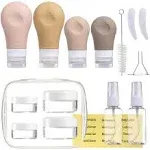 16 Pack TSA Approved Travel Toiletry Bottles Containers Kit Travel Accessories