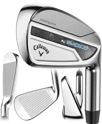 Callaway Paradym Ai Smoke Irons · Right Handed · Graphite · Stiff · 4-PW