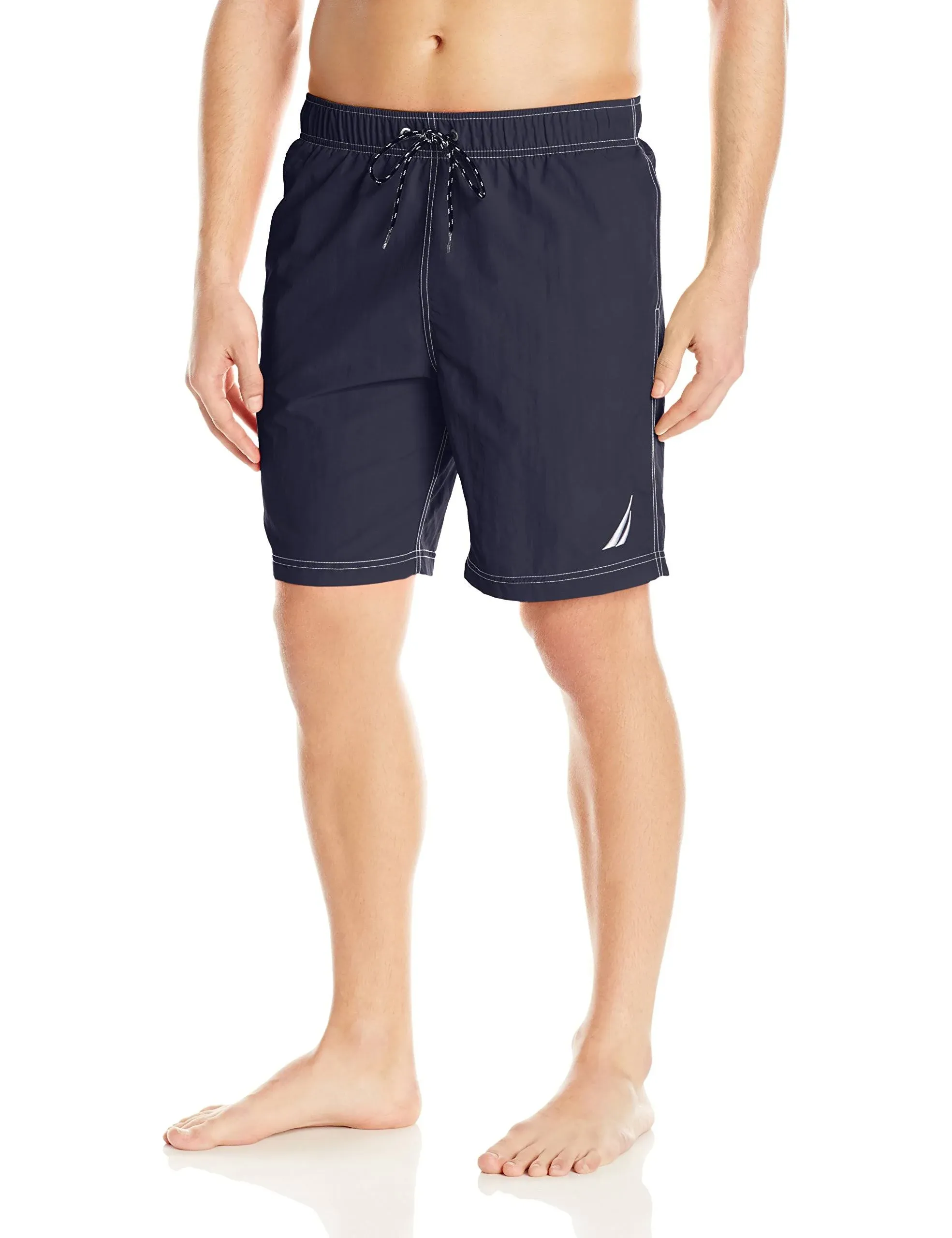 Nautica Men's Quick-Dry Signature Swim Trunks