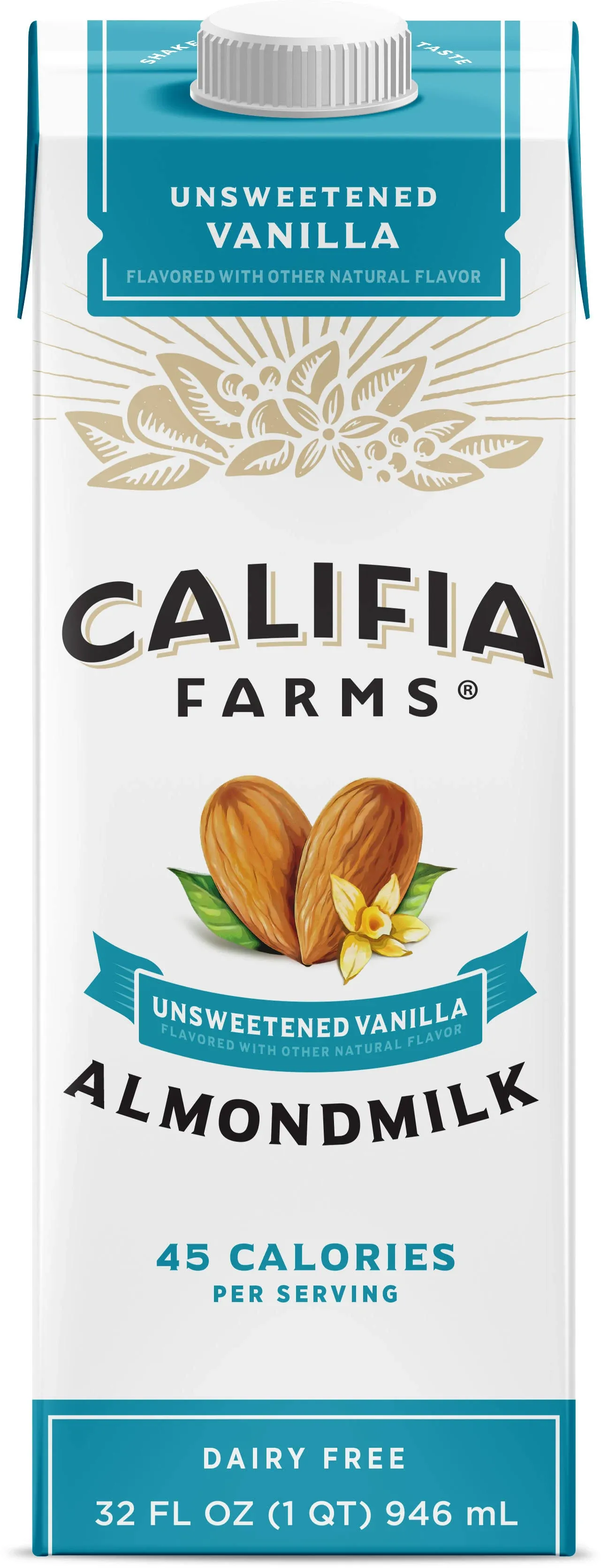 Califia Farms Unsweetened Vanilla Almond Milk - 32 fl oz