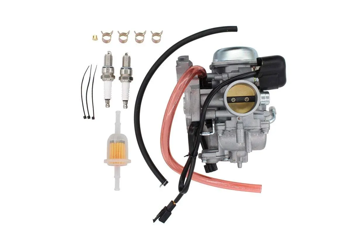 MOTOKU ATV Carburetor  for Arctic Cat 350 366 400 ATV CR Green Black Red