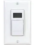 Intermatic ST01K White Digital In-Wall Timer