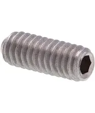 Socket Set Screw #8-32 X 7/16in Grade 18-8 Stainless Steel 25PK