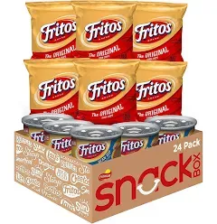 Frito Lay Fritos Original Chips & Bean Dip Cans Variety Pack