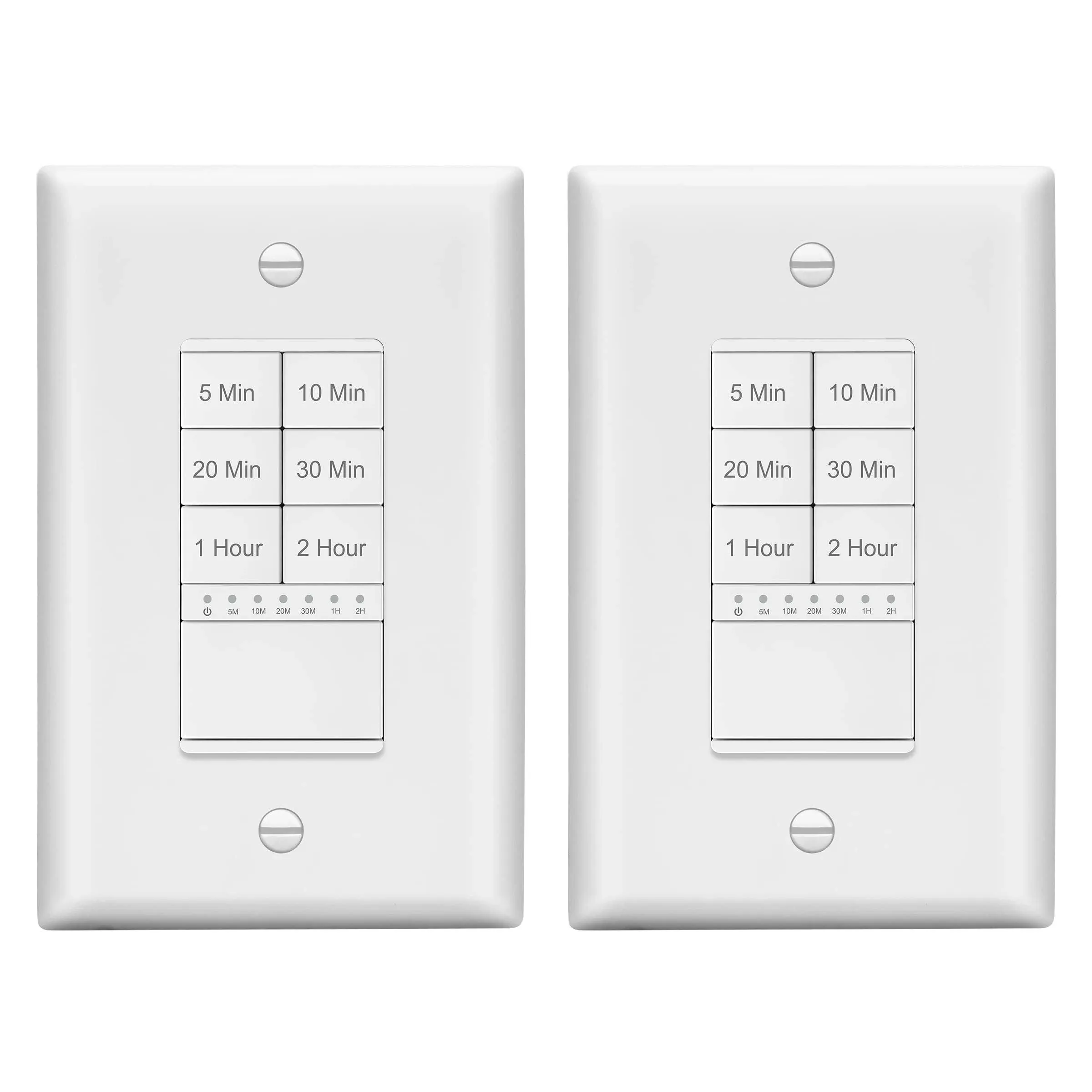 2hour Countdown Timer Switch With Wall Plate 5102030 Min 12 Hour For Lighting Or