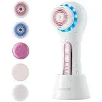 Face Scrubber Exfoliator,Fac<wbr/>ial Cleansing Brush Rechargeable IPX7 Waterproof wit