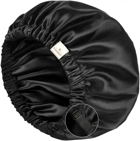 Yanibest Silk Bonnet for Women Sleeping Satin Bonnet Hair Bonnets Double Layer Bonnet for Curly Hair