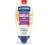 Hellmann's Garlic Aioli, 11.5 Ounce -- 12 per case