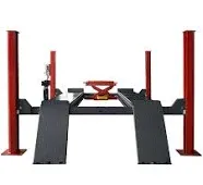 Heavy Duty 15,000Lbs 4-Post Car Lift -Automotive Storage Service Parking Lift for Home Garage