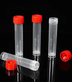 30ml Plastic Small Vials with Screw Caps Sample Tubes,PP Material, Free from ...