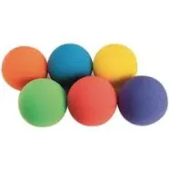 S&S Worldwide W12979 Spectrum Light Foam Ball Set 7" (Pack of 6)