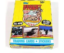 1991 Topps Desert Storm Victory Series Trading Card Box