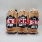 Keto Bread, 0 Zero Net Carbs per Serving, 3 Loaves for Your Keto Diet