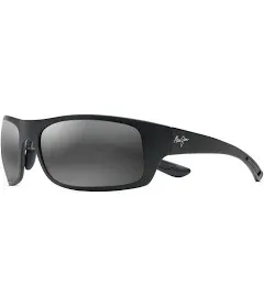 Sunglasses Maui Jim Big wave Black Matte Maui pure 440-2M  Polarized Gradient Mirror