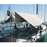 Oceansouth Sailboat Awning 100&#034;Width  x 96&#034; Length Water &amp; UV Resistant