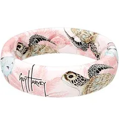 Guy Harvey Pink Sea Turtle Thin Ring