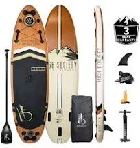 High Society USS HS Premium Inflatable Stand Up Paddle Board Package