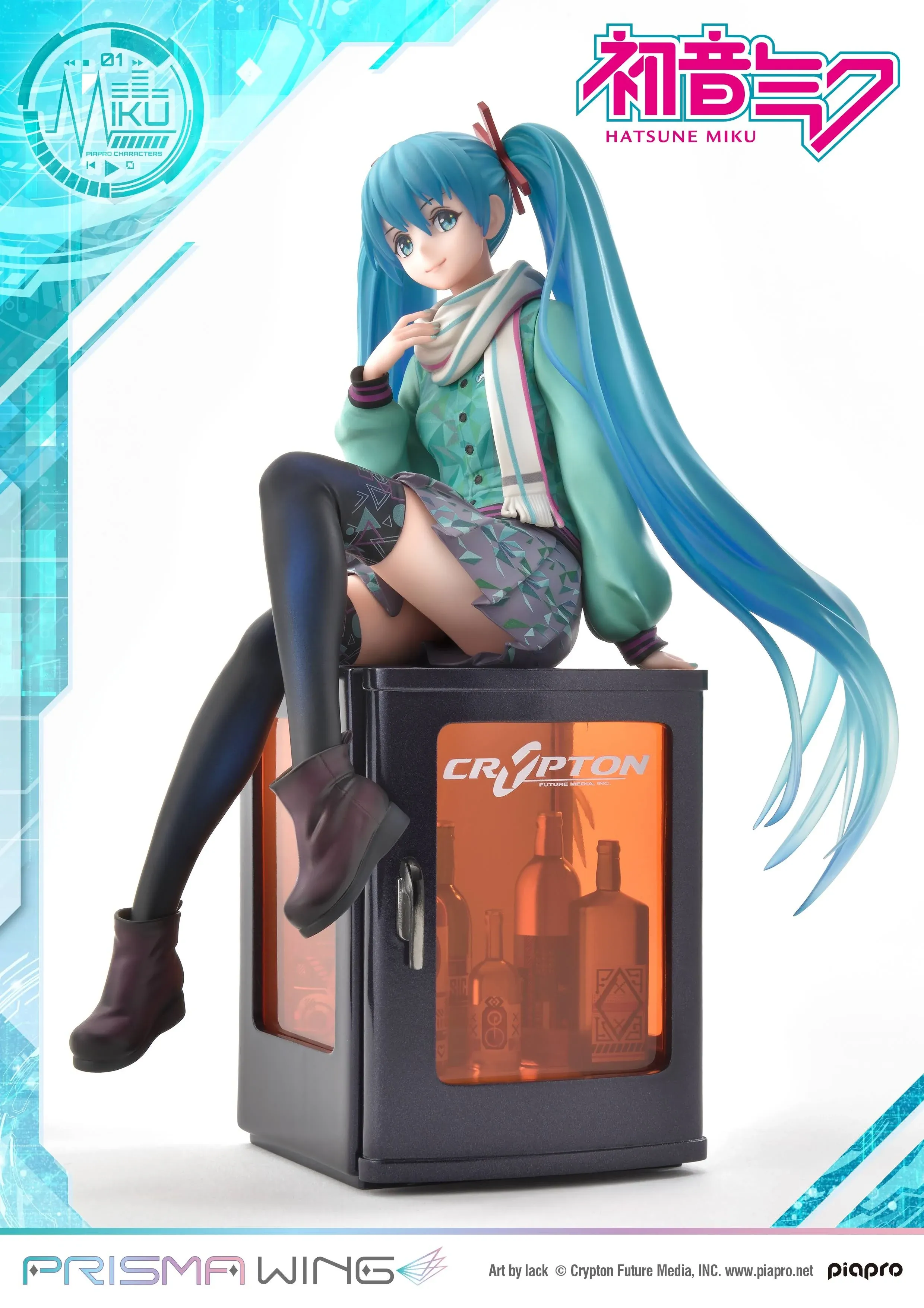 Prime 1 Studio PRISMA WING Hatsune Miku Art by lack 1/7 scale PVC ABS Figure New