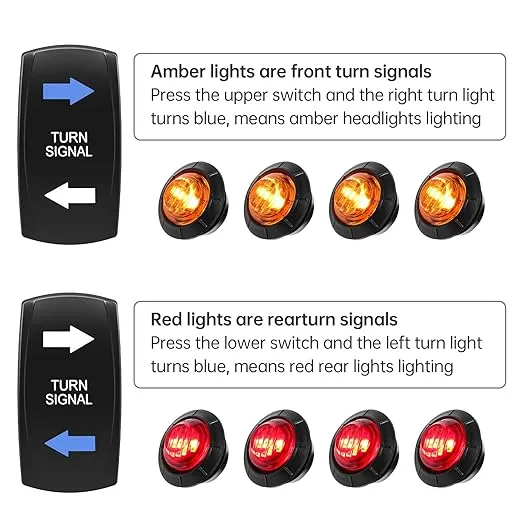 Super Universal Plug &amp; Play Standard Turn Signal Kit for UTV /