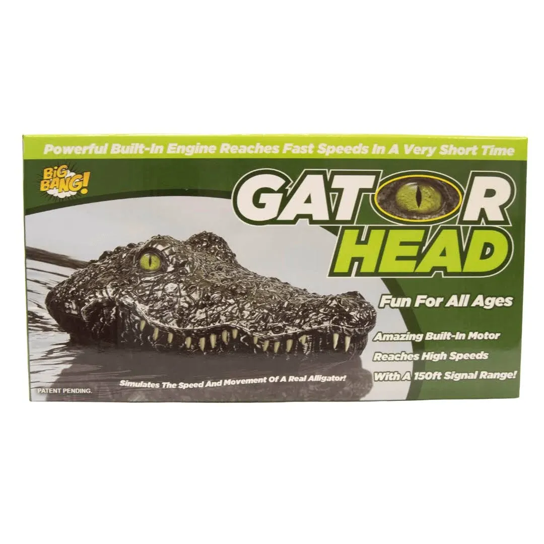 Doohickey Remote Control Alligator Head Boat for Kids and Adults, Simulates T...