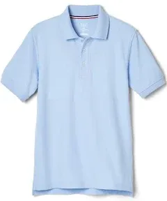 French Toast Boys School Uniform Short Sleeve Pique Polo Shirt