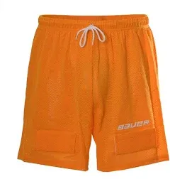 Bauer Youth Core Hockey Mesh Jock Shorts with Cup - Hook/Loop Tabs for Socks