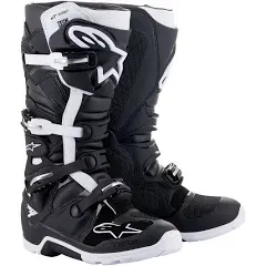 Alpinestars - Tech 7 Enduro Boots Black/Silver/M<wbr/>ilitary Green - 10