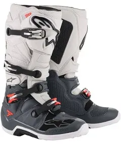 Alpinestars Tech 7 Boots Black/Silver/G<wbr/>reen US 10