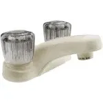 DURA Smoked Handeled Non-Metallic Bisque Parchment RV Lavatory Faucet