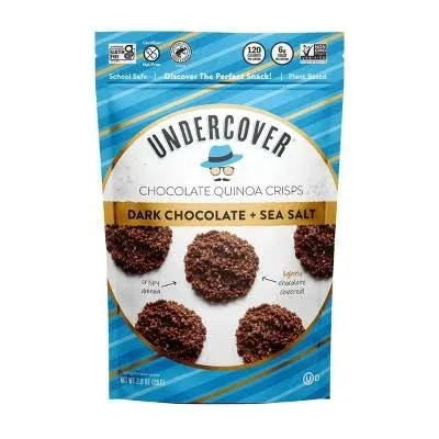 Undercover Dark Chocolate Sea Salt Quinoa Crisps