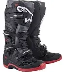 Alpinestars - Tech 7 Boots Black/Cool Grey/Red - 8