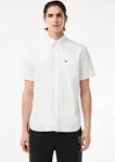 Lacoste Men's Short Sleeve Oxford Shirt