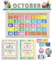 Carson Dellosa Creatively Inspired Calendar Bulletin Board Set