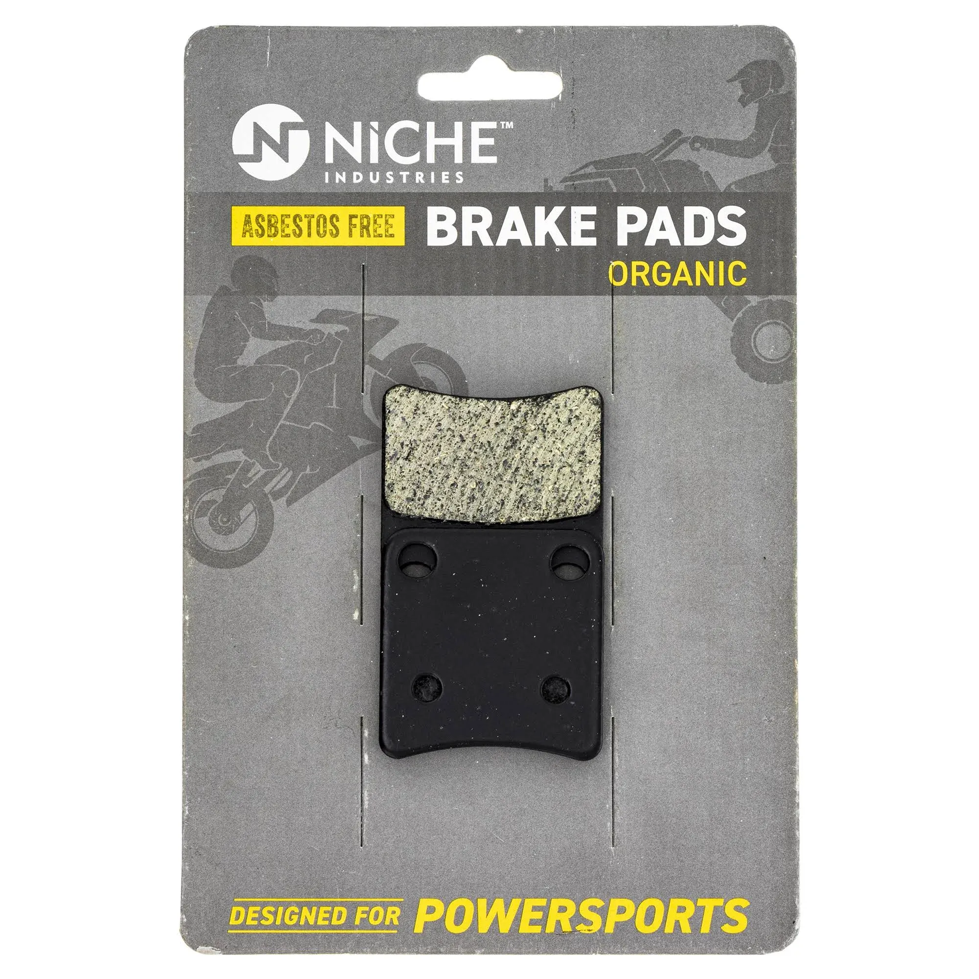 Brake Pad Set for Honda Goldwing 1800 F6B 06455-MKC-A01 Front Rear Semi-Metallic