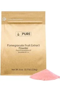 Pure Original Always Pure Unsweetened Pomegranate Fruit Extract Powder