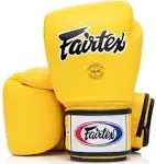 Fairtex BGV1 Muay Thai Boxing Glove - Solid Colors, 6 oz / Yellow